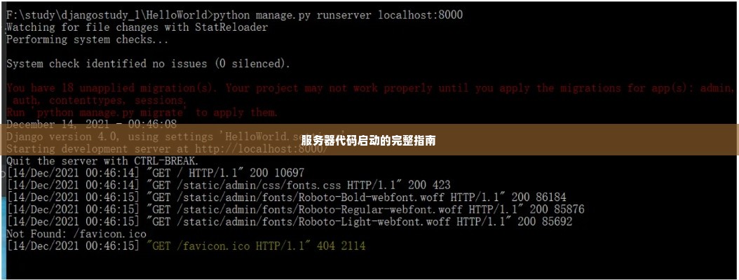 服务器代码启动的完整指南