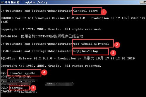 怎么启动Oracle服务器