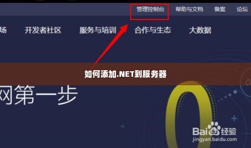 如何添加.NET到服务器