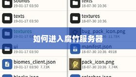 如何进入腐竹服务器