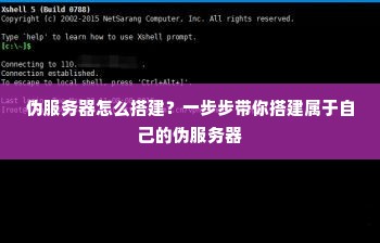 伪服务器怎么搭建？一步步带你搭建属于自己的伪服务器