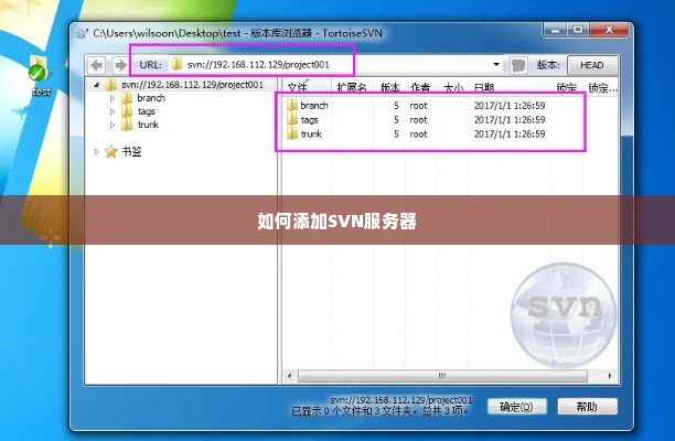 如何添加SVN服务器