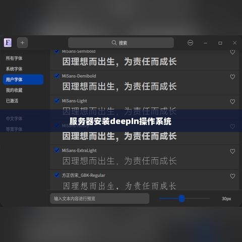 服务器安装deepin操作系统