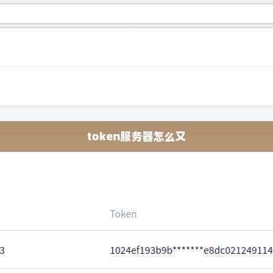 token服务器怎么又