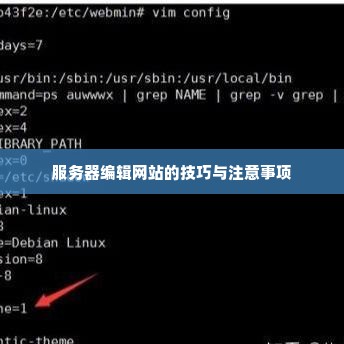 服务器编辑网站的技巧与注意事项