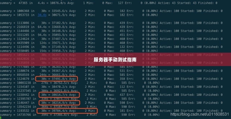 服务器手动测试指南