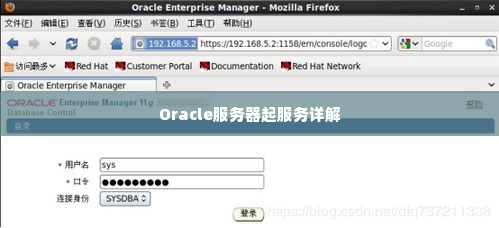 Oracle服务器起服务详解