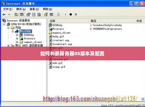 如何判断服务器IIS版本及配置