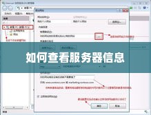 如何查看服务器信息