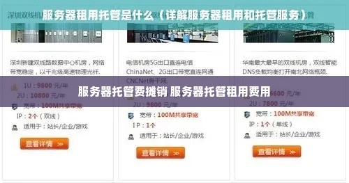 服务器托管费摊销 服务器托管租用费用