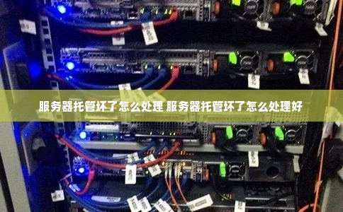 服务器托管坏了怎么处理 服务器托管坏了怎么处理好