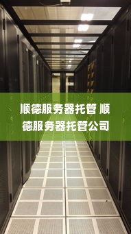 顺德服务器托管 顺德服务器托管公司