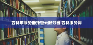 吉林市服务器托管云服务器 吉林服务网