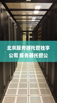 北京服务器托管独享公司 服务器托管公司哪家好