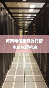 海南电信服务器托管 电信托管机房