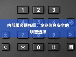 内部服务器托管，企业信息安全的明智选择