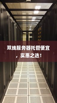 双线服务器托管便宜，实惠之选！