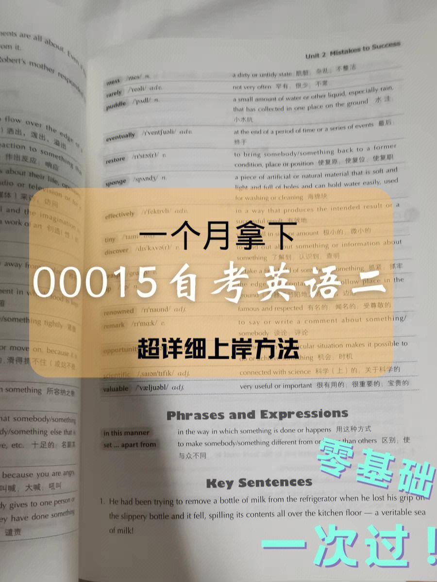 英语二学习方法与技巧视频 英语二自学教程视频教程全集