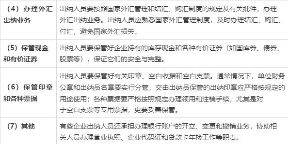 出纳是做什么内容的啊英语 出纳是做什么内容的啊英语怎么说